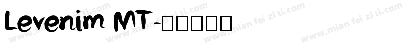 Levenim MT字体转换